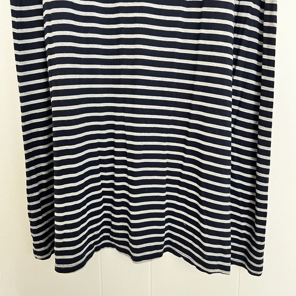 J.Crew Stripe Maxi Skirt Navy Gray Casual Alt Grunge Coastal Nautical Women's S - Picture 9 of 11